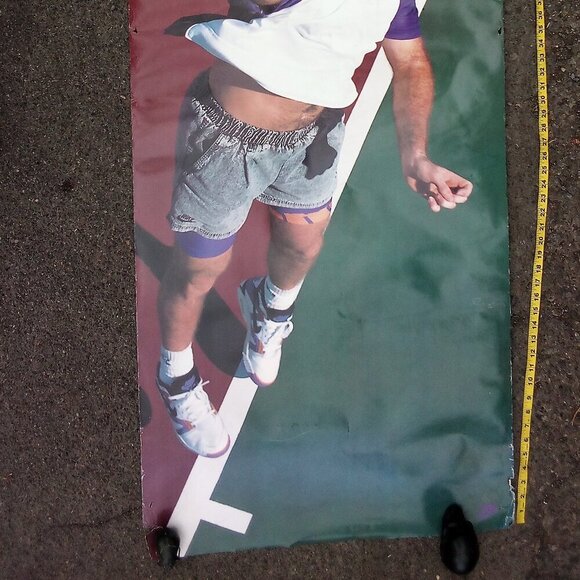RARE Vintage Nike Andre Agassi Challenge Court Poster 72" - Picture 5 of 7